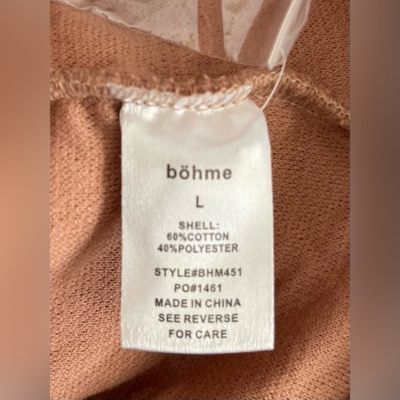 NWT Böhme Quilted Mauve Cardigan - Picture 7 of 8
